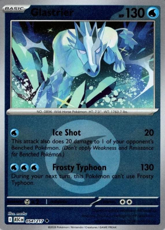 Ascended Heroes Glastrier [Energy] Pokémon card